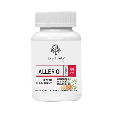 Life Aveda Aller-Gi Veg Capsule | Helps Manage Allergic Reactions