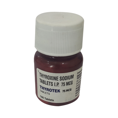 Thyrotek 75mcg Tablet