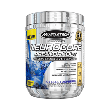 Muscletech Pro Series Neurocore Pre-Workout Powder Icy Blue Raspberry