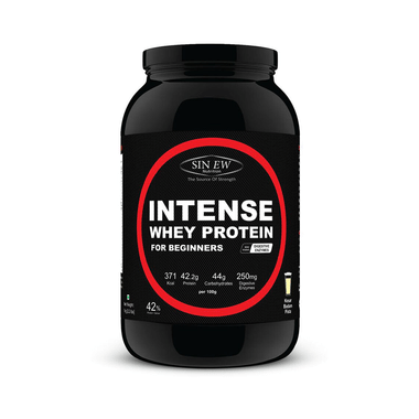 Sinew Nutrition Intense Whey Protein For Beginners With Digestive Enzymes Kesar Pista Badam