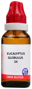 Bjain Eucalyptus Globulus Dilution 3X Bjain Eucalyptus Globulus Dilution 3X