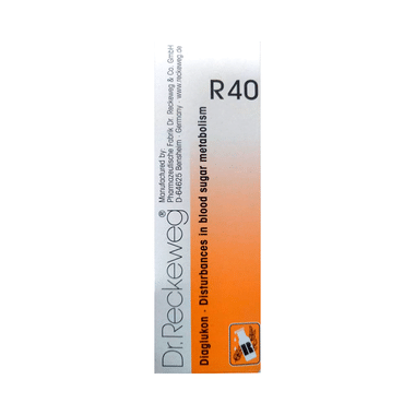 Dr. Reckeweg R40 Diabetes Drop Homeopathic Medicine