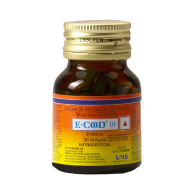 E-COD Omega Vitamin E Softgels