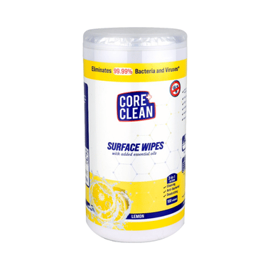 <span style='color:#626A7A'>Core Clean Surface Wipes (100 Each) Lemon</span>