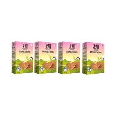 Grami Superfood Oats Millet Cookies (75gm Each)