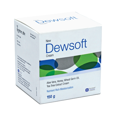 New Dewsoft Nutrient Rich Moisturiser Cream | With Aloe Vera, Honey & Tea Tree Extract