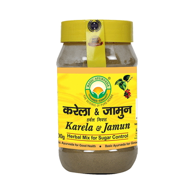 Basic Ayurveda Karela Jamun Herbal Mix Powder