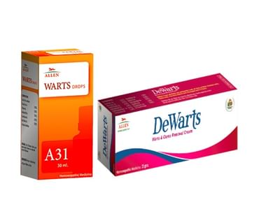 Allen Anti Warts Combo (A31 + Dewarts Cream)
