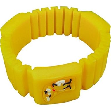 Surety For Safety Mosquito Repellent Bracelet Yellow