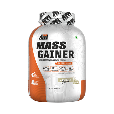 Advance MuscleMass High Protein Mass Gainer Powder Vanilla Cream