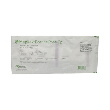 Mepilex Border Post-Op Dressing 10cm X 30cm