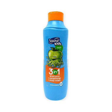 Suave Kids 3 In 1 Shampoo, Conditioner & Bodywash Apple