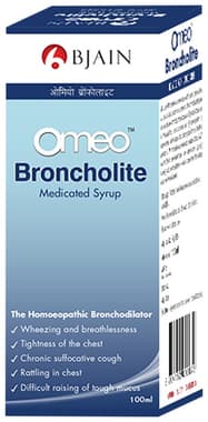 Bjain Omeo Broncholite Medicated Syrup Bjain Omeo Broncholite Medicated Syrup