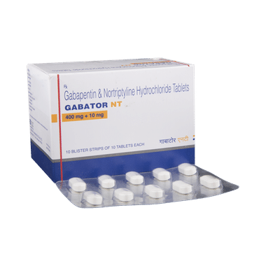 Gabator NT 400mg/10mg Tablet