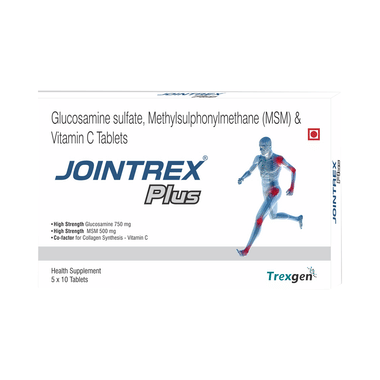 <span style='color:#626A7A'>Trexgen Jointrex Plus Glucosamine MSM Tablet</span>