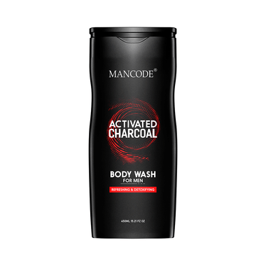 Mancode Activated Charcoal Body Wash For Men