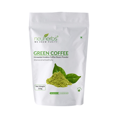 Neuherbs Unroasted Arabica Green Coffee For Weight Management | Gluten Free Organic Powder