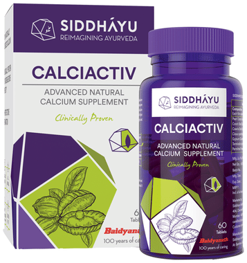 Siddhayu Calciactiv Advanced Natural Calcium Supplement Tablet Siddhayu Calciactiv Advanced Natural Calcium Supplement Tablet