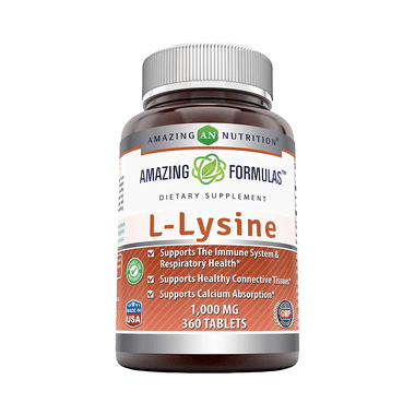 Amazing Nutrition L-Lysine 1000mg Tablet