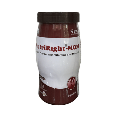 Nutri-Right Mom With Whey Protein, Vitamins & Minerals | Flavour Powder Chocolate Sugar Free