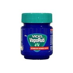 Vicks Vaporub Balm With Menthol, Camphor & Eucalyptus Oil | Relieves 6 Symptoms Of Cough & Cold | Goodness Of Ayurveda