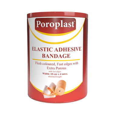 Poroplast Elastic Adhesive Bandage 10cm x 4m