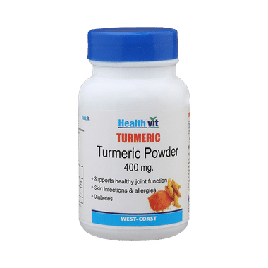 HealthVit Turmeric Formula (Healthy Inflammation Response) 400mg Capsule