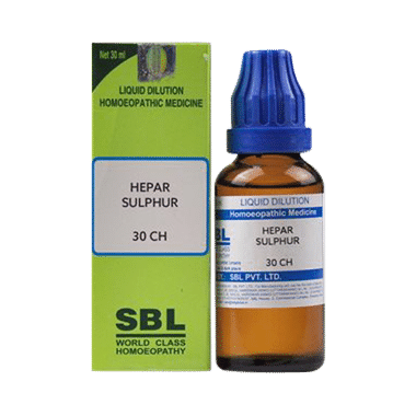 SBL Hepar Sulphur Dilution 30 CH