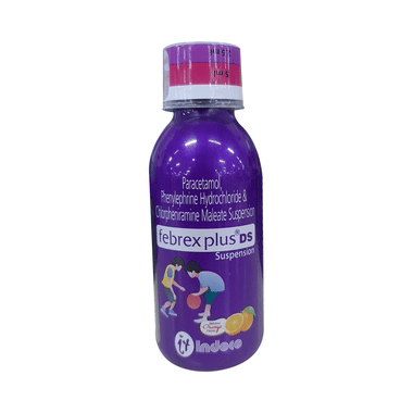 Febrex Plus DS Oral Suspension Delicious Orange