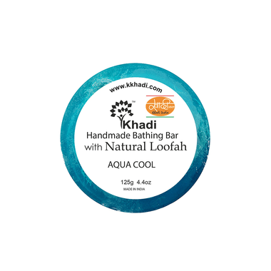 Khadi India Aqua Cool Natural Loofah Handmade Bathing Bar