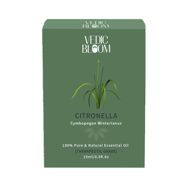 Vedic Bloom Citronella 100% Pure & Natural Essential Oil
