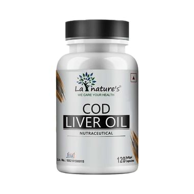 La Nature's Cod Liver Oil Softgel Capsules