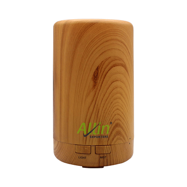 Allin Exporters DT 108LW Aromatherapy Diffuser & Ultrasonic Humidifier (70ml Tank) Light Wood