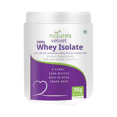Nature's Velvet 100% Whey Protein Isolate Unflavoured