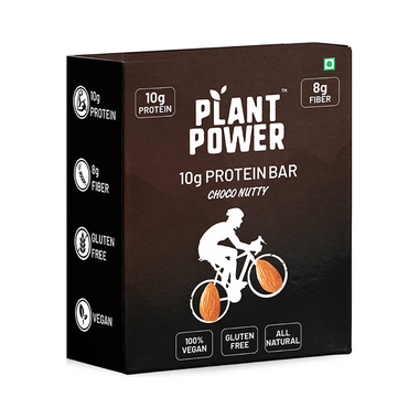 Plant Power 10gm Protein Bar (50gm Each) Choco Nutty