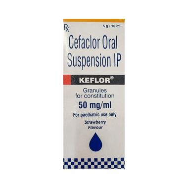 Keflor Oral Suspension Strawberry