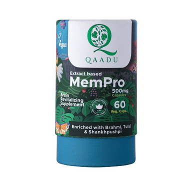 Qaadu Extract Based MemPro 500mg Capsule