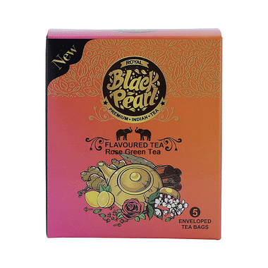 Royal Black Pearl Rose Green Flavoured Tea