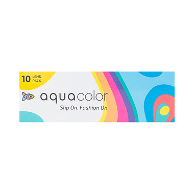 Aquacolor Daily Disposable Colored Contact Lens With UV Protection Happy Honey