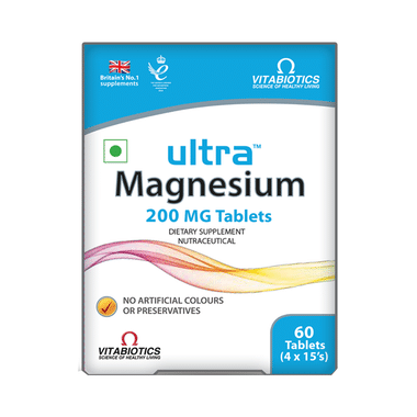 Ultra Magnesium 200mg Tablet