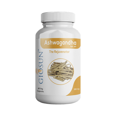 Giosun Ashwagandha 500mg Veg Capsule