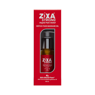 ZIXA Strong Ortho Pain Massage Oil, Cold Pressed Oils for Knee Pain, Back Pain, Arthritis, Muscle and Joints Pain, Chemical-Free Ayurvedic Science (90ml Each)