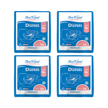 Arokleen Overnight Disposable Adult Diaper (10 Each) XL