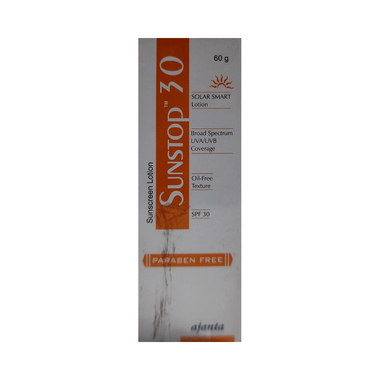 Sunstop Spf 30 Sunscreen | Oil-Free & Paraben Free Lotion