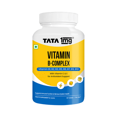 Vitamin B-Complex Capsules | Supports Energy, Metabolism & Nervous System | By Tata 1mg