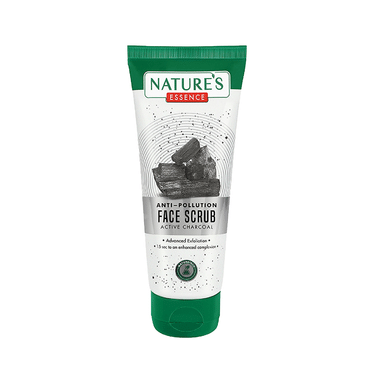 Nature's Essence  Anti - Pollution Face Scrub Active Charcoal