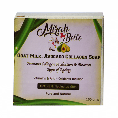 Mirah Belle Goat Milk, Avocado Collagen Soap