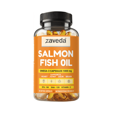Zaveda Salmon Fish Oil Omega 3 1000mg Softgel Capsule