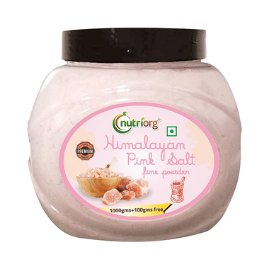 Nutriorg Himalayan Pink Salt Fine Powder