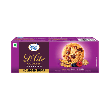 Sugar Free D'Lite Cookies Yummy Berry No Added Sugar